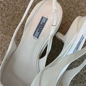 Prada kitten heels like new